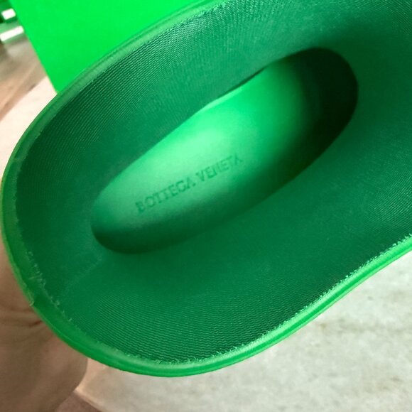 Bottega Veneta Green Rubber Puddle Ankle Boots 640043, sz 41, 45 - Picture 6 of 12